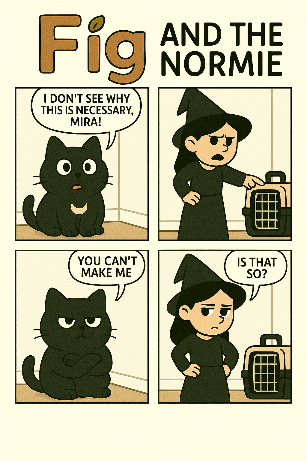 Fig and the Normie comic artwork